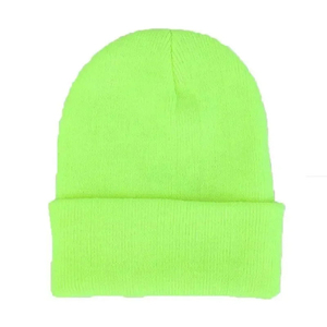 Solid Plain Basic Daily Beanie Men Durable Genuine Stitch <b>Smooth</b> Ribbed Acrylic <b>Brushed</b> Metal Design Hat Bag - Product Image 2