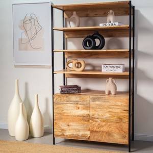 ชั้นวางหนังสือวานดานา เมอริโน แม็กซิมา เมทัลแอนด์วูด ดีไซน์เฟอร์นิเจอร์เก็บของสไตล์โมเดิร์นอินดัสเทรียล - Product Image 5