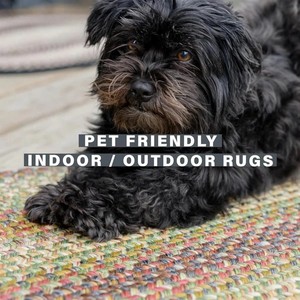 Rectangle Braided Jute Area <b>Rug</b> Geometric Pattern Bohemian Style Non-Slip Rubber Backing Living Room Home Use - Product Image 6