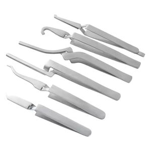 Pince de collage orthodontique de haute qualité pour boutons linguaux et supports de tubes buccaux, instrument dentaire en acier inoxydable - Product Image 1