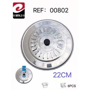 22CM TAZA Marmites à soupe et à bouillon en acier inoxydable avec couvercles - Product Image 3