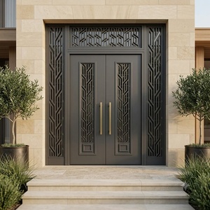 Royal Luxury Premium Custom Steel <b>Swing</b> Anti-Theft Victorian Design Powder-coated Weather Resistant Elegant Entryway for - Product Image 3