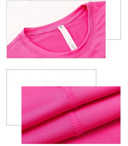 Latest Women's Long Sleeve Sporty T-Shirt Crew Neck <b>Mesh</b> Panel Slim Fit Quick Dry Athletic <b>Top</b> with Custom Logo - Product Image 5