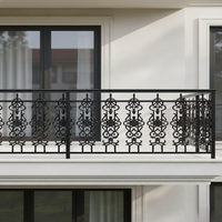 Grille de balcon sans cadre Balaji Metals BM-119, design moderne, en fer et aluminium, protection UV, résistante à l'eau et à la rouille, garantie 5 ans