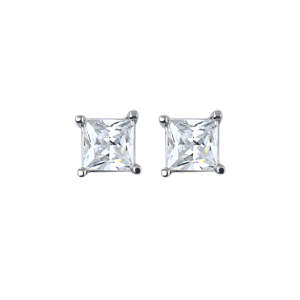 Elegant 925 Silver High Carbon Diamond Stud <b>Earrings</b> For Women Luxury Jewelry For Wedding Engagement Anniversary Party And Gifts - Product Image 1