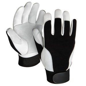 Guantes de Soldadura TIG Resistentes al Calor y a las Chispas, para Manipulación de Materiales, de Cuero Vacuno Rojo - Product Image 4