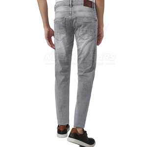 Pantalones Vaqueros Clásicos para Hombre, Corte Recto, Mezcla de Algodón Resistente, Cómodos para Uso Diario, Moda Casual - Product Image 4