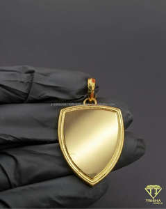 จี้โล่ฮีโร่สไตล์ฮิปฮอประดับไฮเอนด์ ประดับเพชรโมอิสซาไนต์ VVS - Product Image 6