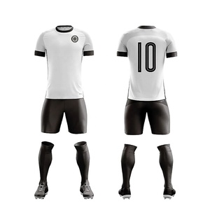 Wholesale High Quality Soccer Uniform Set 100% Polyester Fabric Sublimated Soccer Jersey Custom Design Football Jersey Kits - Product Image 6