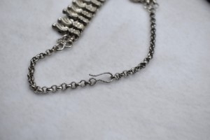 <b>Silver</b> Plated Brass Adjustable <b>Choker</b> Necklace With Chain Hook Women Fashion Jewelry for Wholesale Bulk - Product Image 3