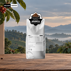 Café moulu Arabica torréfié foncé non aromatisé certifié en laboratoire, 1 kg, sac composite - Product Image 5