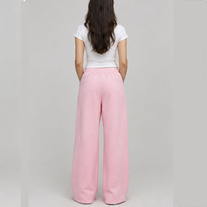 Custom Women's Joggers Polyester Cotton Casual Wide Leg Pants Screen Print Graphic <b>Trousers</b> Personalized Fashion Clothing Wear - Product Image 5