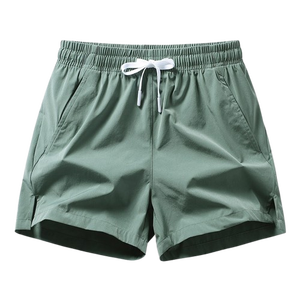 Pantalones Cortos Deportivos para Hombre de la Mejor Calidad OEM, Pantalones Cortos de Seda, Tela Transpirable Delgada, para Correr al Aire Libre, Holgados - Product Image 2