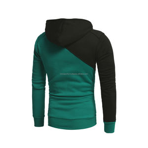 Sudadera de algodón 100% de peso pesado para hombre, Sudadera con capucha con estampado gráfico de hombro caído, estilo recortado de talla grande forrado de punto - Product Image 2