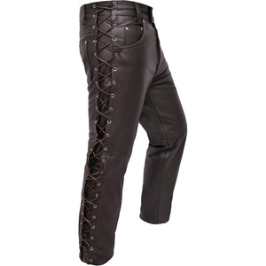 Pantalones de Motocicleta de Cuero para Mujer, Protección para Motociclistas, Cintura de 30 a 44 Pulgadas, con 5 Bolsillos - Product Image 4