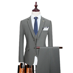 Burgundy Sequin Stage <b>Blazer</b> Men Striped Single Breasted Luxury Party Suit Shiny Performance Custom Wholesale Men’s Suits <b>Sets</b> - Product Image 4