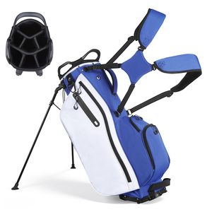 Borsa da golf con divisorio superiore a 7 scomparti, maniglie, doppie gambe di supporto e tasca portaoggetti, stand bag per mazze - Product Image 1