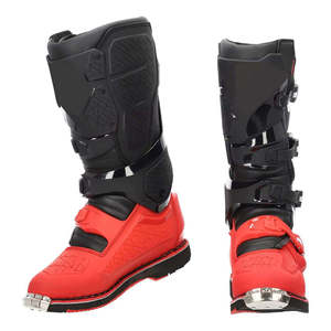 Botas de Motociclismo de Aventura, Impermeables, de Cuero Genuino, para Verano e Invierno, Resistentes al Fuego y al Viento, Unisex, Botas de Montar hasta el Tobillo - Product Image 1