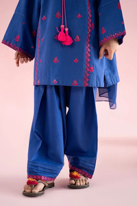 Hermoso Shalwar Kameez Largo Hecho a Mano para Mujer, Elegante, Tradicional, Cómodo, para Fiestas/Bodas/Uso Diario, de Seda y Algodón - Product Image 3