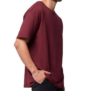 เสื้อเชิ้ตออกกำลังกายทรงโอเวอร์ไซส์คุณภาพสูง ผ้าฝ้าย 100% สำหรับผู้ชาย น้ำหนักเบา สีและโลโก้พิมพ์ลายตามสั่ง - Product Image 5