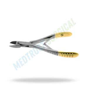 Cortador de Alambres de Carburo de Tungsteno con Portaagujas de 12 cm, Instrumento Quirúrgico Ortopédico para Cortar Alambres - Product Image 4