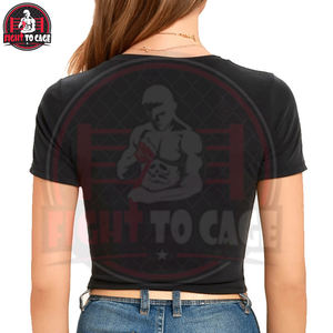 Nouveau T-shirt décontracté noir uni à col rond et manches courtes pour femme – Qualité supérieure, respirant, écologique, extensible et léger pour l'entraînement - Product Image 2