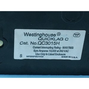 Interruptor de Circuito Westinghouse QC3015H QUICKLAG C - Equipo y Piezas de Semiconductores de Confianza de Marca Global - Product Image 3