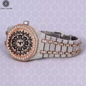 Montre de luxe Charm_Jewells en acier inoxydable, boîtier de 40 mm, verre saphir, mouvement mécanique analogique, résistance à l'eau 10 bars, automatique - Product Image 2