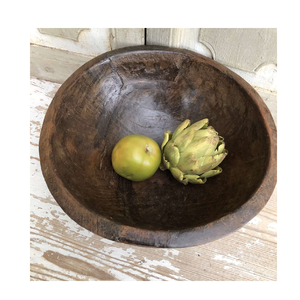 Cuenco rústico de madera para frutas, para utensilios de cocina y restaurantes, hecho a mano, color madera natural blanca - Product Image 4