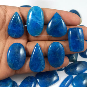 Lote de piedras preciosas sueltas cabujón de apatita natural hecho a mano de cuarzo de cristal forma de mezcla semipreciosa lote al por mayor - Product Image 3