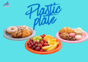 Plastic <b>Disposal</b> <b>Plate</b> Round 7 inch for Picnic and Birthday Party Sample Available Wholesaler OEM/ODM High Quality - Product Image 1
