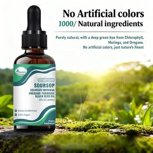 Meelefu OEM/ODM Soursopビッター液滴10 in 1シーモス、モリンガ、健康のためのブラックシードオイルハーバルサプリメント - Product Image 2