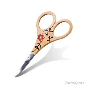 Custom Logo Vintage Gold Stainless Steel Cuticle <b>Nail</b> Scissors Professional Manicure Pedicure Tool - Product Image 2