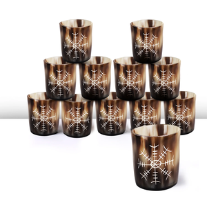 Exclusive Handmade Natural Horn Glass Mug Premium Viking <b>Beer</b> Tankard for Home Bar and Restaurant Decoration - Product Image 4