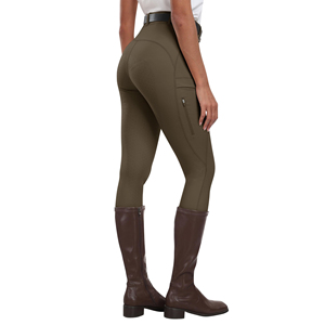 Women Horse Riding Breeches Athletic Fit Professional Four Season Competition Trousers Breathable Lightweight Fabric Breeches - Product Image 2