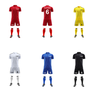 Conjunto de Camiseta de Fútbol Blanca para Hombre con Nombre del Equipo Impreso por Sublimación, Uniforme de Poliéster que Absorbe la Humedad, Secado Rápido, Servicio OEM - Product Image 3