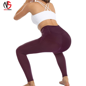 Best Selling Women Yoga <b>Legging</b> Set Solid <b>Pattern</b> Customizable Color & Logo Wholesale High Quality Water Resistant 2-Piece Set - Product Image 3