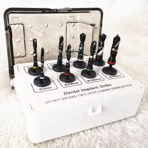 ชุดเครื่องมือเจาะรากฟันเทียมทรงกรวย ASLING INTERNATIONAL AI-DK-07 ทำจากสแตนเลสเคลือบสีดำชุบทอง สำหรับคลินิก - Product Image 4