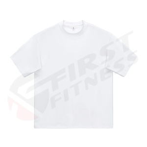 เสื้อยืดคอวีแขนสั้นทรงปกติผ้าคอตตอนหนา 300 GSM สำหรับผู้ชาย คุณภาพสูง แบบเรียบ ไม่มีลาย สั่งทำได้ ย้อมสีแบบ Garment Dyed ผ้าถักเนื้อซาติน - Product Image 5