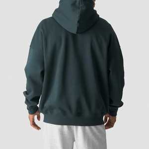 OEM Men Fleece Quick Dry Pocket <b>Hoodie</b> Set Sweatshirt 100% Cotton <b>Long</b> Sleeve Printed Regular Fit Pullover Hoodies Wholesale - Product Image 3