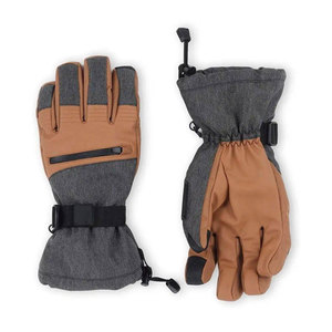 Gants de ski d'hiver imperméables personnalisés à manchette longue pour homme, gants de snowboard thermiques pour temps froid, compatibles écran tactile, vente en gros - Product Image 1