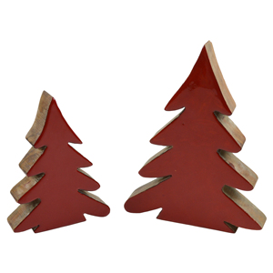Wooden Supplies <b>Christmas</b> Decoration <b>Tree</b> Multiple Ornaments Custom Handmade Carved <b>Tree</b> Set of 2 at Best Price - Product Image 4