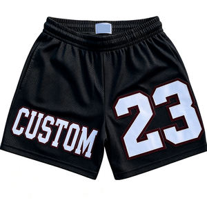 Oem Logo <b>Men</b> Gym <b>Shorts</b> Custom Logo Waistband Sports Running <b>Shorts</b> <b>Compression</b> Quick Dry Workout Basketball Mesh <b>Shorts</b> - Product Image 4
