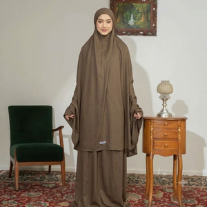 Robe de prière musulmane pour femmes en rayonne 100% de qualité supérieure, douce et respirante, hijab abaya mukena, vêtements islamiques, vente en gros, vêtements modestes - Product Image 4
