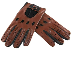 Guantes de Conducción de Cuero Transpirables, Antideslizantes e Impermeables de Primera Calidad / Guantes de Conducción Unisex de Moda Personalizados de Alta Calidad - Product Image 2
