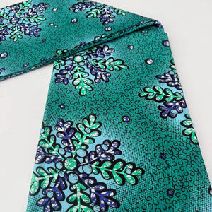 Tela de algodón con estampado de cera Africana Premium de Freetown, Material lujoso para vestidos elegantes, ropa tradicional y decoración del hogar - Product Image 1