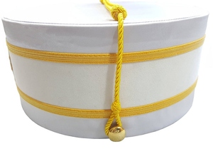 Casquette de Grand Prêtre Ancien du Chapitre Royal Arch, broderie rouge à la machine, pour insignes maçonniques et tenue de cérémonie - Product Image 4