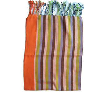 Handmade Tassel Stripe Design Handloom Made Scarf Soft Woven Fashion <b>Wrap</b> Traditional Artisan <b>Shawl</b> Lightweight Stylish Winter - Product Image 2