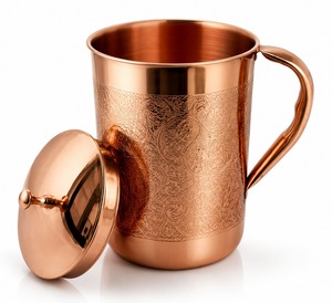 Best Quality Handcrafted Copper <b>Jug</b> with Durable Water Pitcher with Antique Finish for Home Decor Table Serving and Hospitality - Product Image 1