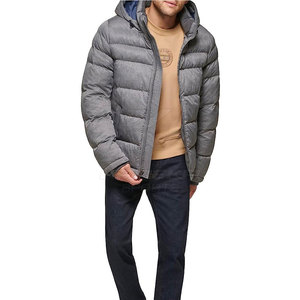 Blouson matelassé à capuche pour homme de haute qualité, chaud, pour l'hiver, décontracté, respirant, écologique, coupe confortable, usage quotidien 100% - Product Image 3
